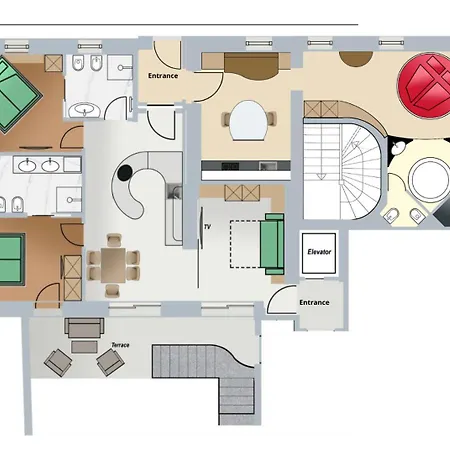 Apartments Villa Venezia Luxury Ortisei Room photo