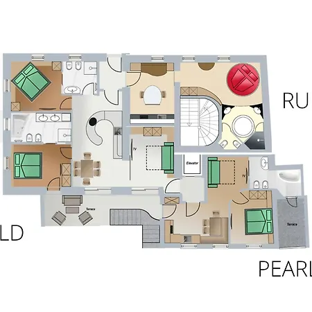 Apartments Villa Venezia Luxury Ortisei Room photo